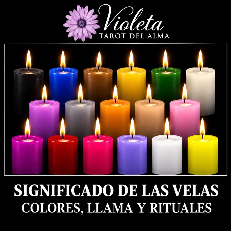 significado de las velas colores llamas y rituales