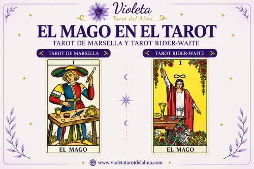 el mago tarot de marsella y tarot rider 