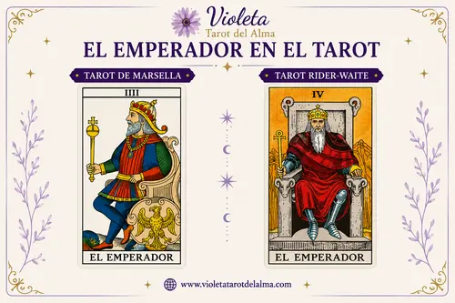 EL EMPERADOR TAROT DE MARSELLA O TAROT RIDER DIFERENCIA