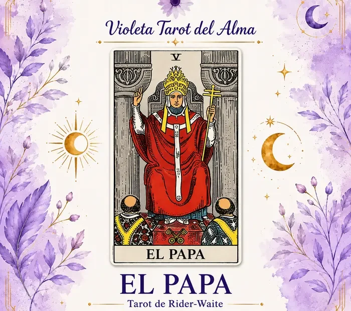 EL PAPA EN EL TAROT, SIGNIFICADO, AMOR, TRABAJO, COMBINACIONES Y SI O NO