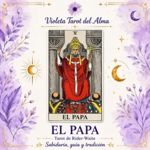 el papa en el tarot, significado en el amor, trabajo, salud, dinero, si o no , combinaciones