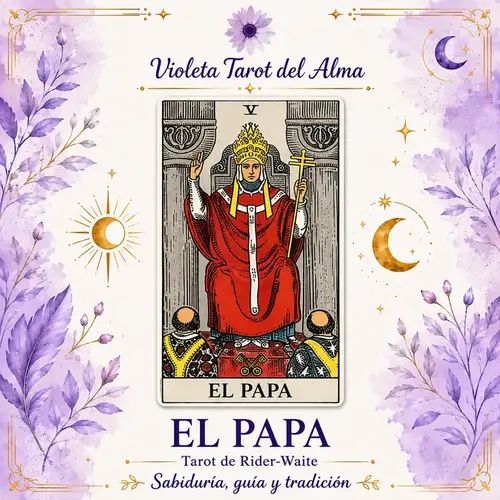 el papa en el tarot, significado en el amor, trabajo, salud, dinero, si o no , combinaciones