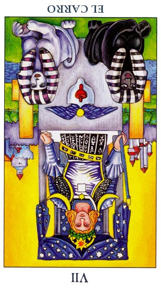EL CARRO TAROT INVERTIDO