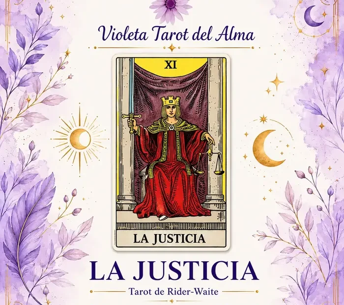 la justicia tarot, significado, amor, trabajo, combinaciones y carta invertida