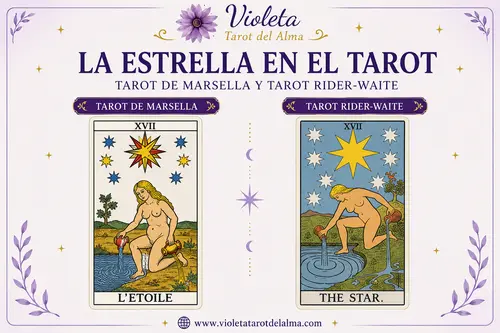 la estrella tarot marsella y tarot rider