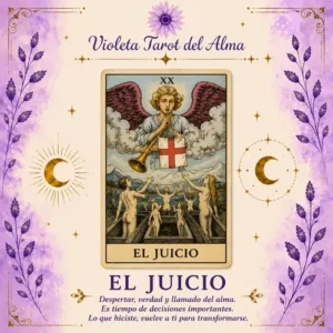 el juicio en el tarot, significado en el amor, trabajo, dinero, salud, combinaciones y si o no