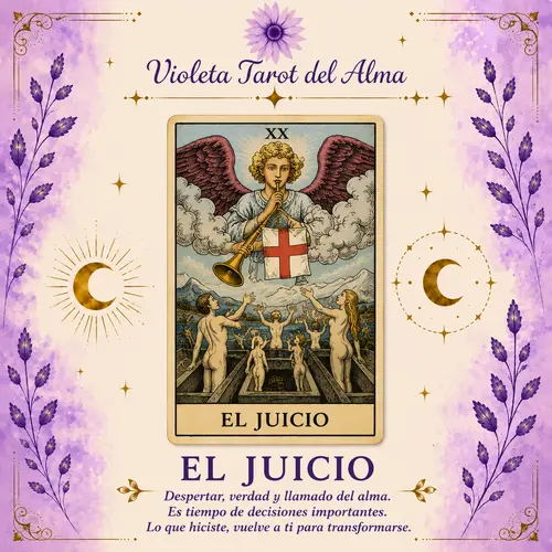 el juicio en el tarot, significado en el amor, trabajo, dinero, salud, combinaciones y si o no