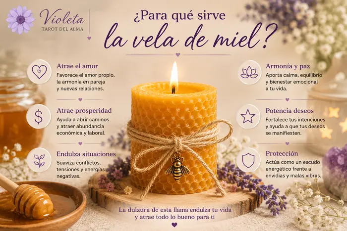 ¿Para qué sirve la vela de miel?