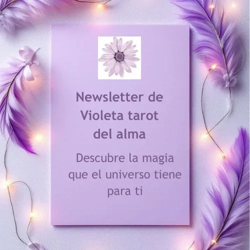Portada de la newsletter Violeta con diseño en tonos violetas, ilustraciones y contenido destacado