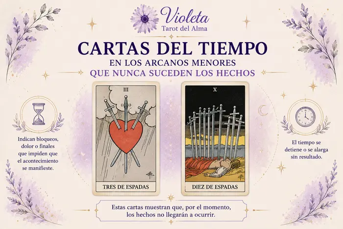 TIEMPO TAROT ARCANOS MENORES