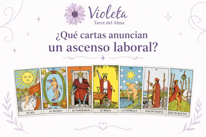 tarot trabajo, cartas que anuncian un ascenso laboral