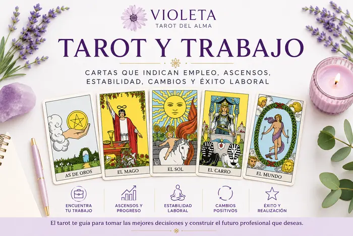 tarot y trabajo, que cartas anuncia nuevo trabajo, despido, inicio de negocio