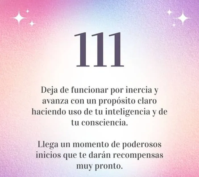 el numero 111 trae buena suerte