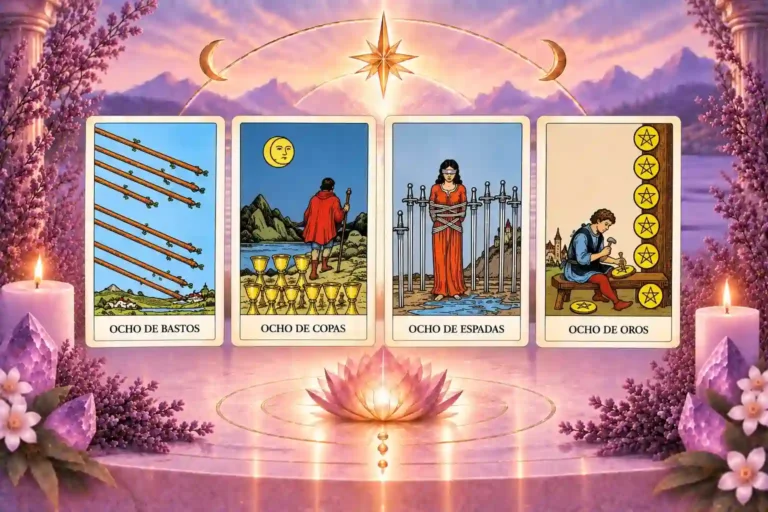OCHO EN EL TAROT, ARCANOS MENORES