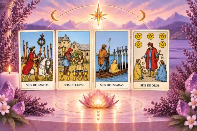 SEIS EN EL TAROT, ARCANOS MENORES