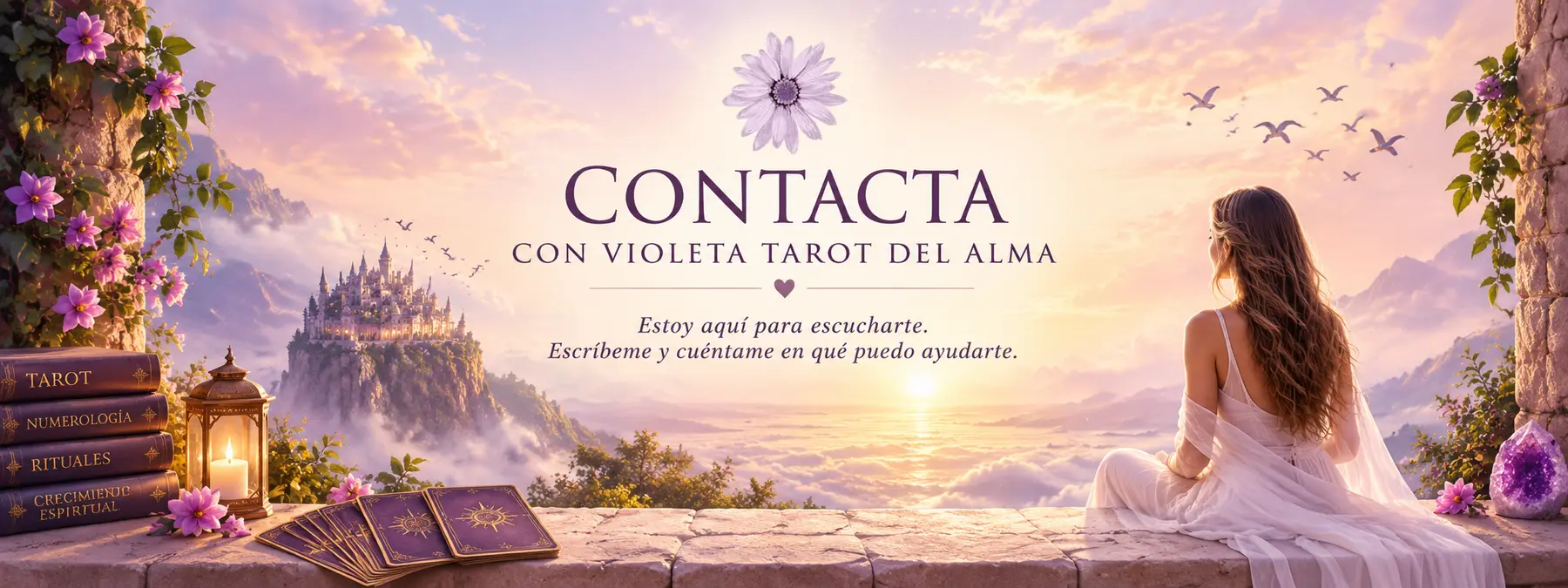 contacta con violeta tarot del alma